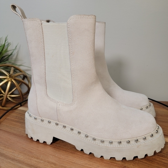 Vince Camuto Meendey Platform Chelsea Boot Chunky Lug Sole Heels Size 7 - Picture 4 of 17